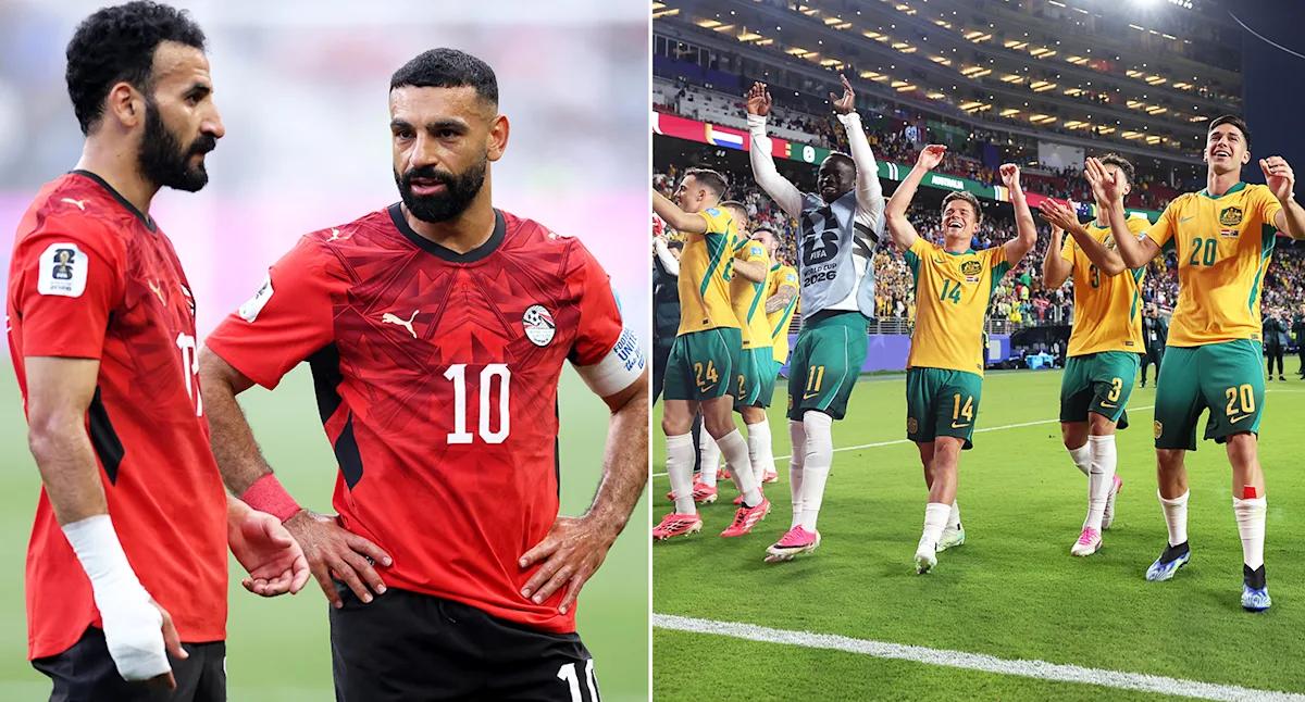 World Cup twist for Socceroos as Mo Salah in major doubt and player banned for Round of 32