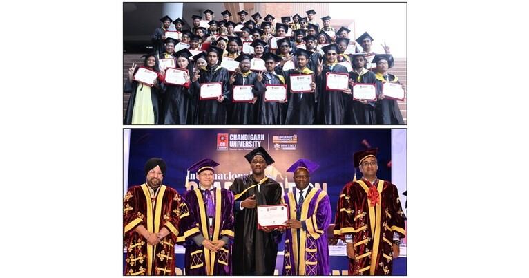 273 International Students from 24 countries get degrees during annual convocation at Chandigarh University