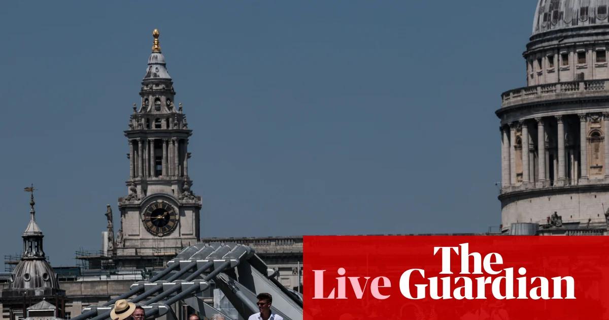 Red warning for south-east England after record June heat; 55 people have drowned in France - Europe heatwave live