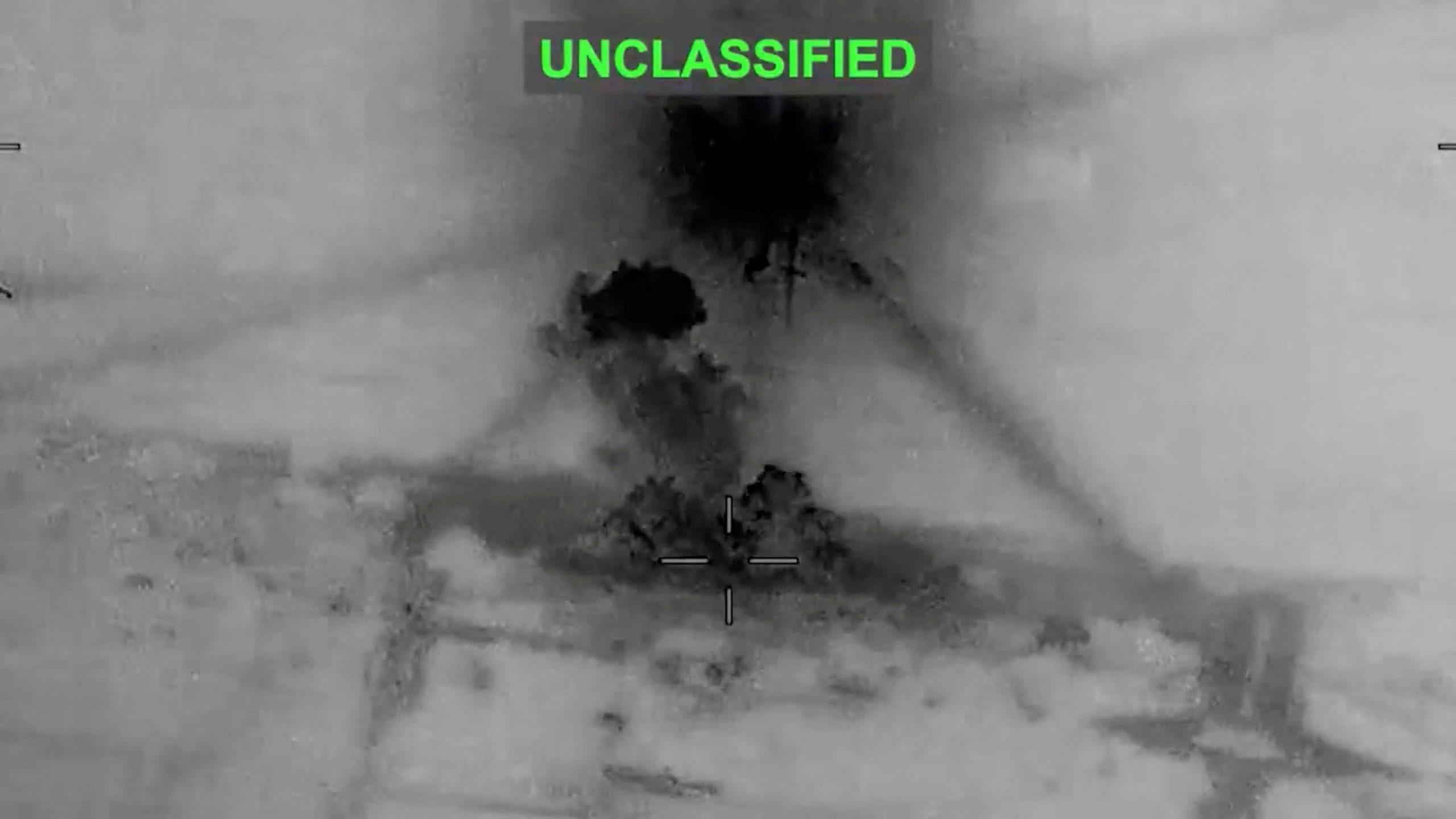 US strikes Iran in response to attack on cargo ship in Strait of Hormuz