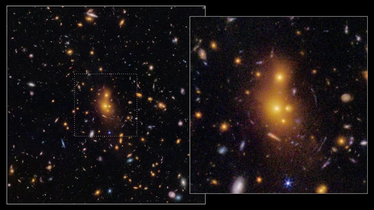 The James Webb Space Telescope peered into one of the universe's oldest galaxy clusters, and scientists can...