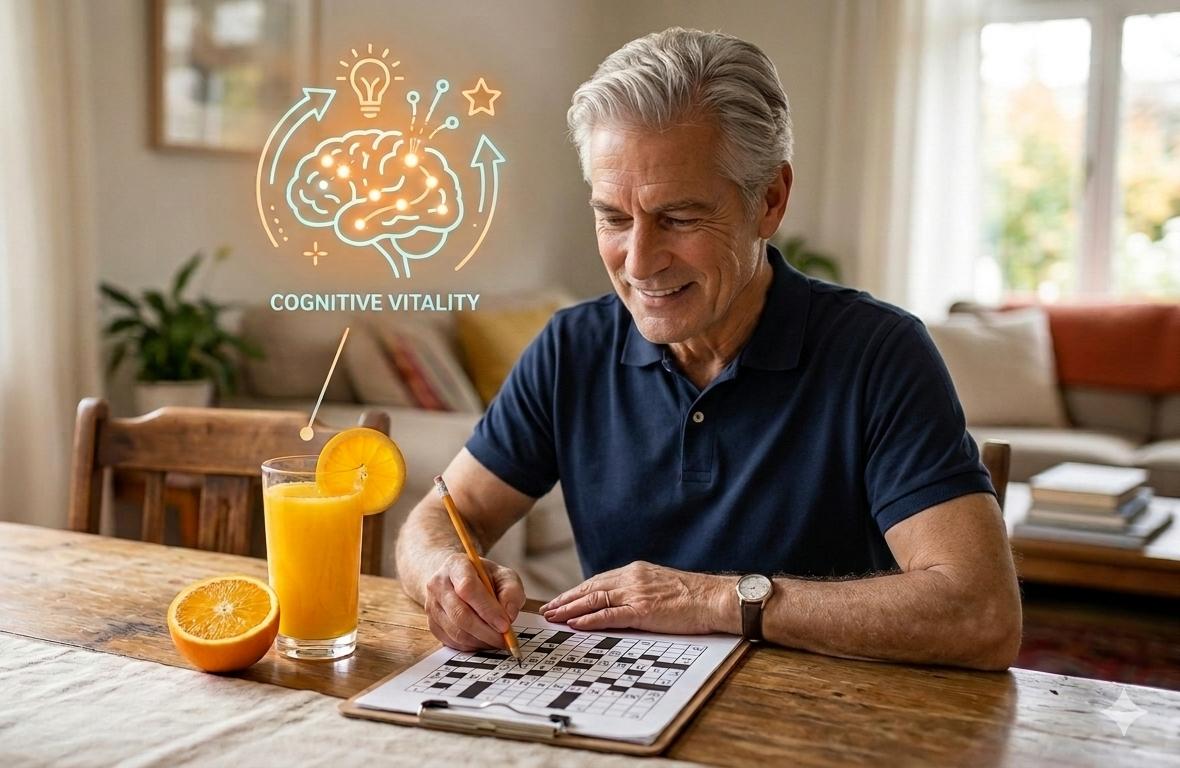 Vitamin C Linked to Better Brain Health in Older Adults