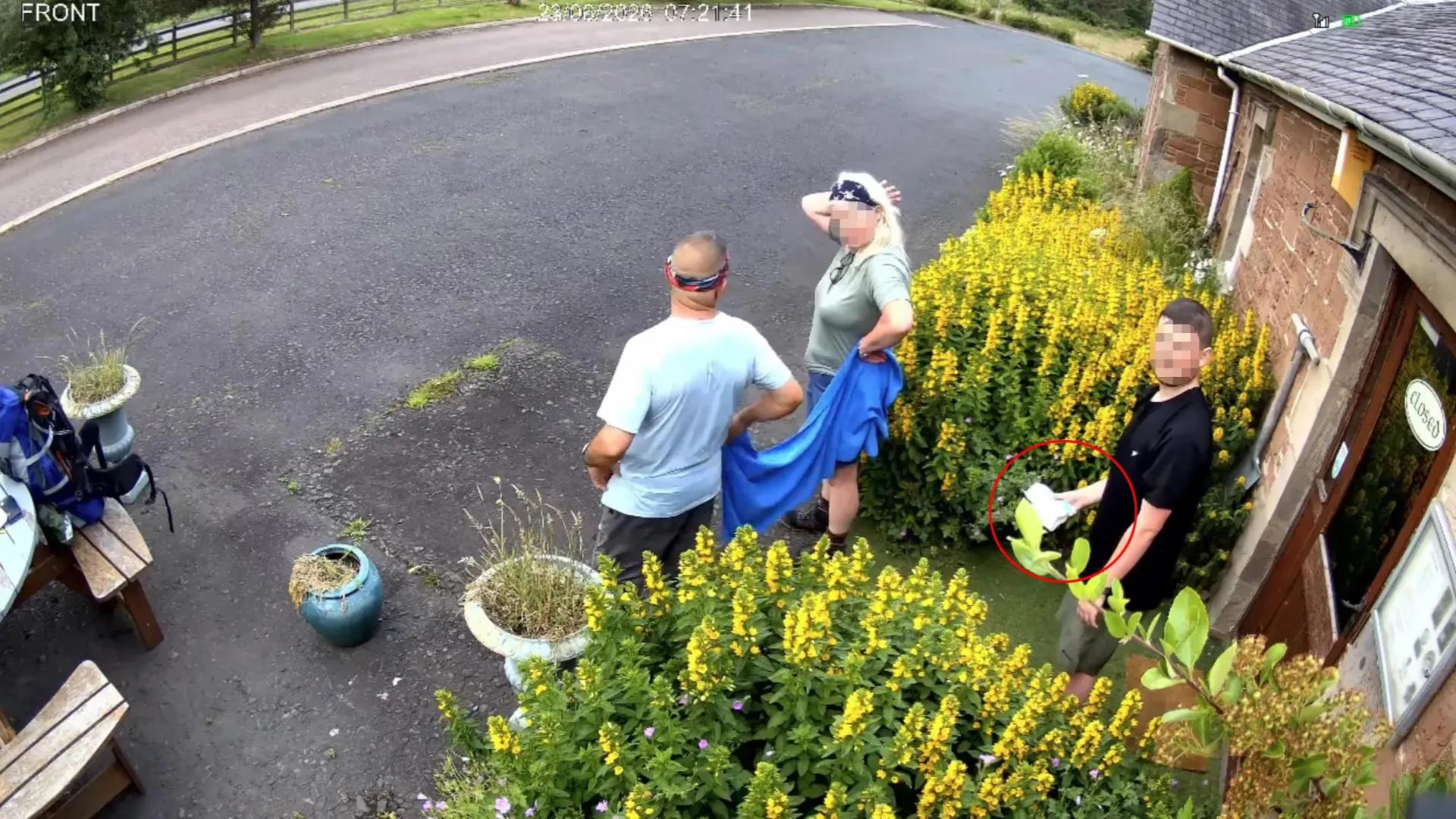 Horrified Scots restaurant boss blasts punter caught taking a POO on CCTV outside his venue